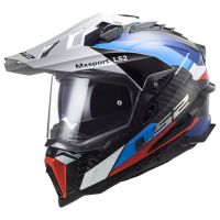 LS2 MX701 EXPLORER CARBON FRONTIER adventure helma černá/modrá